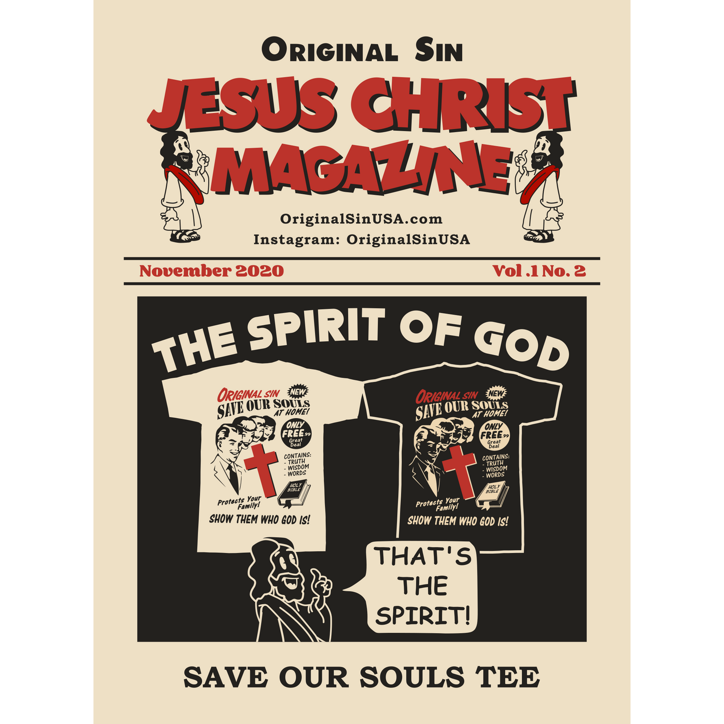 Save Our Souls Tee - White