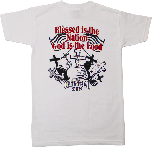 Blessed Nation Tee - White