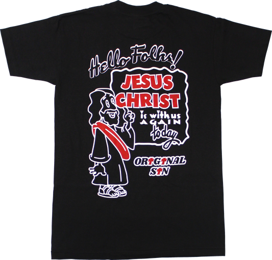 With Us Again Tee - Black