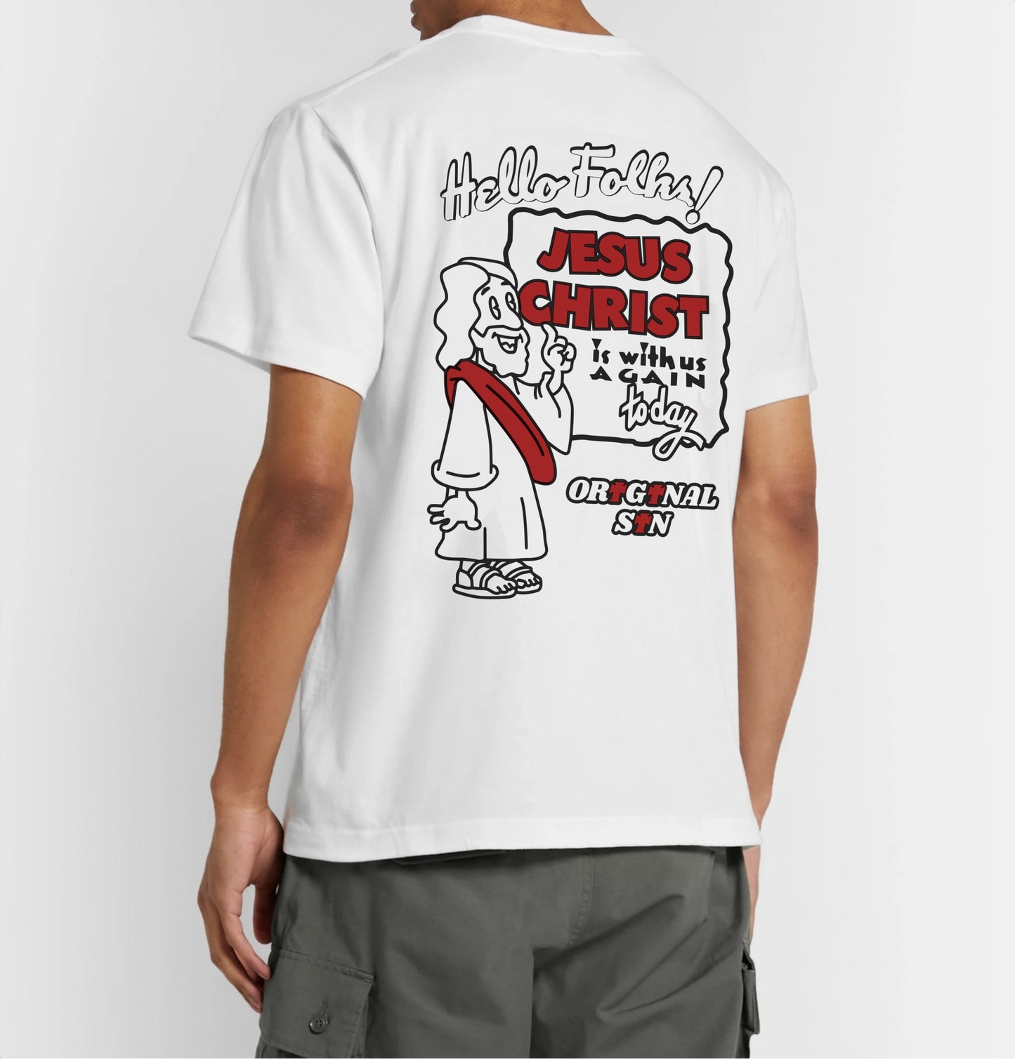 With Us Again Tee - White