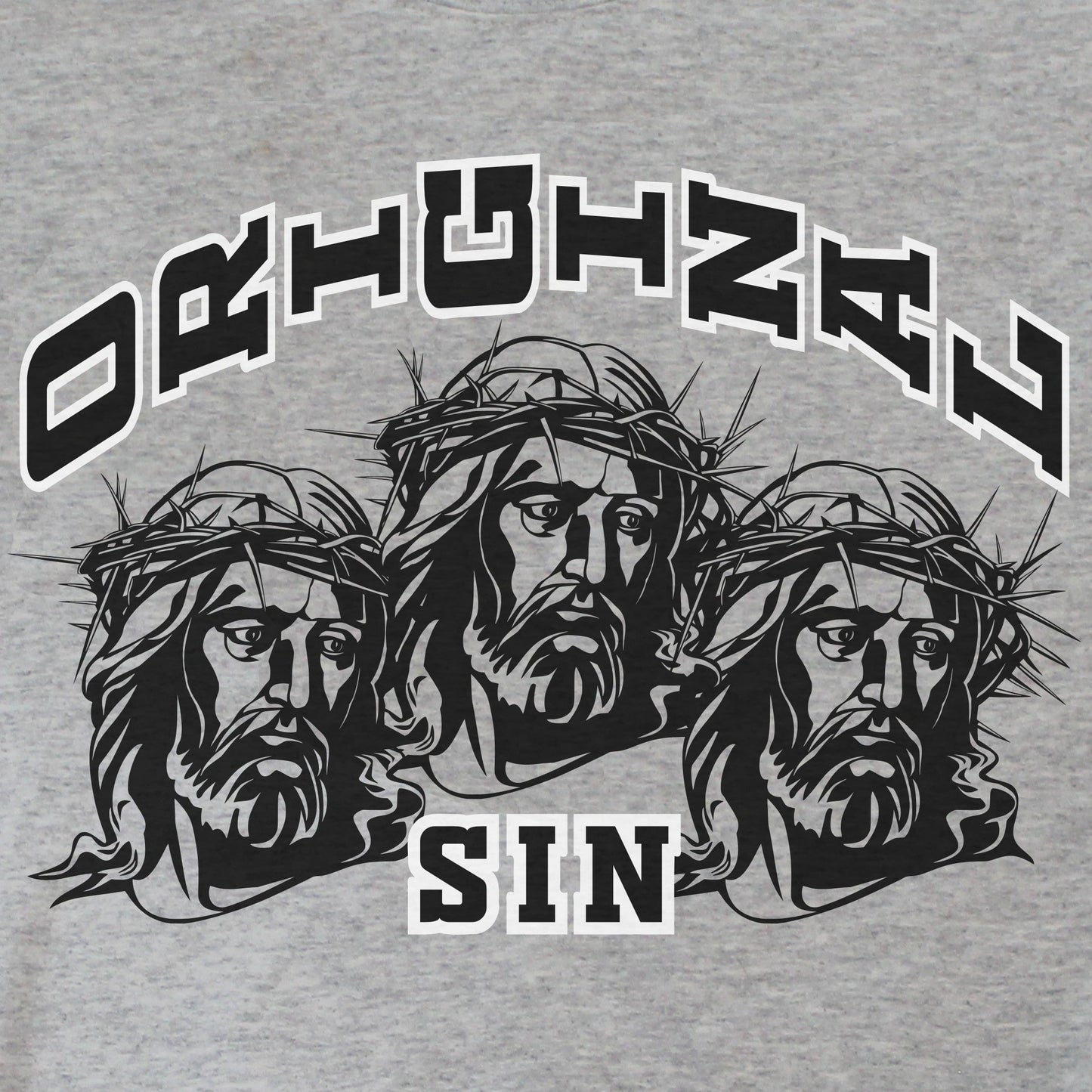 Jesus Jesus Jesus Crewneck Sweatshirt - Grey