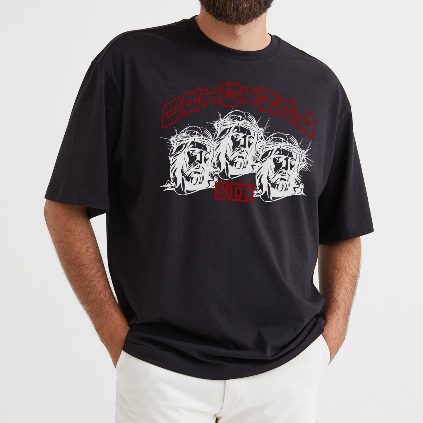 Jesus Jesus Jesus Tee - Black