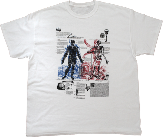 Anatomy Tee - White