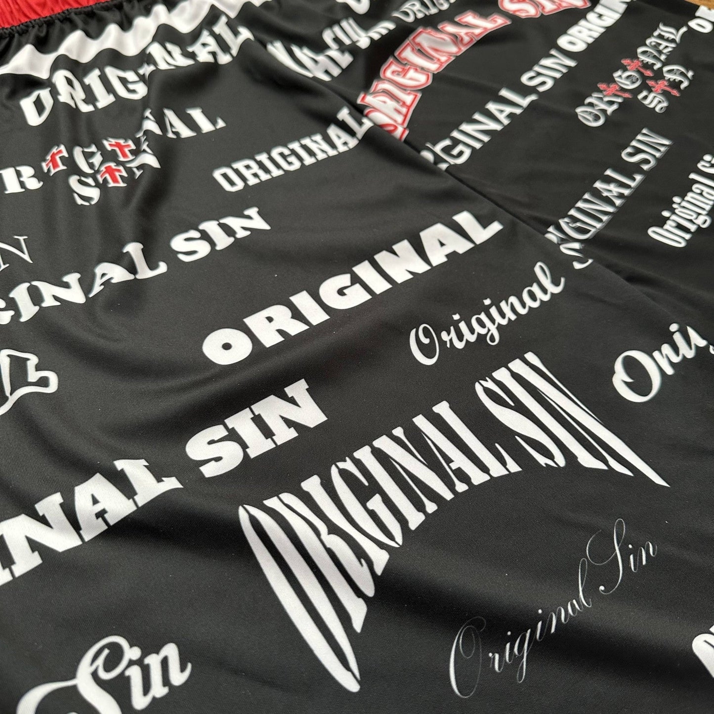 Fonts Basketball Shorts - Black