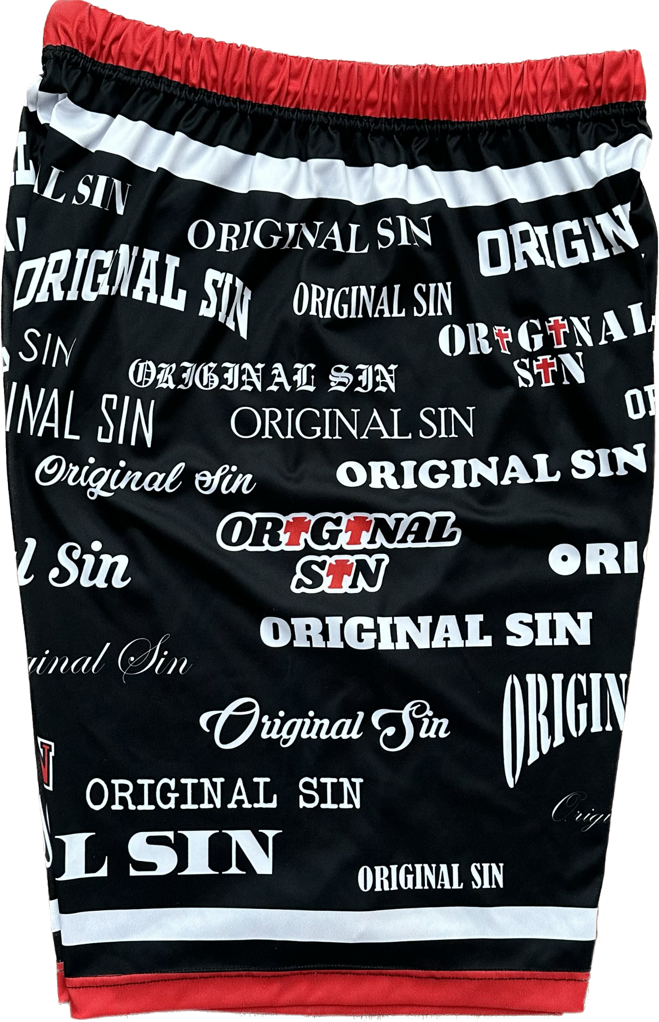 Fonts Basketball Shorts - Black