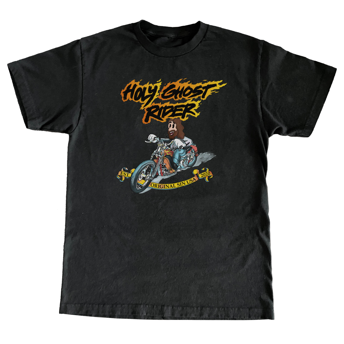 Holy Ghost Rider Tee - Black