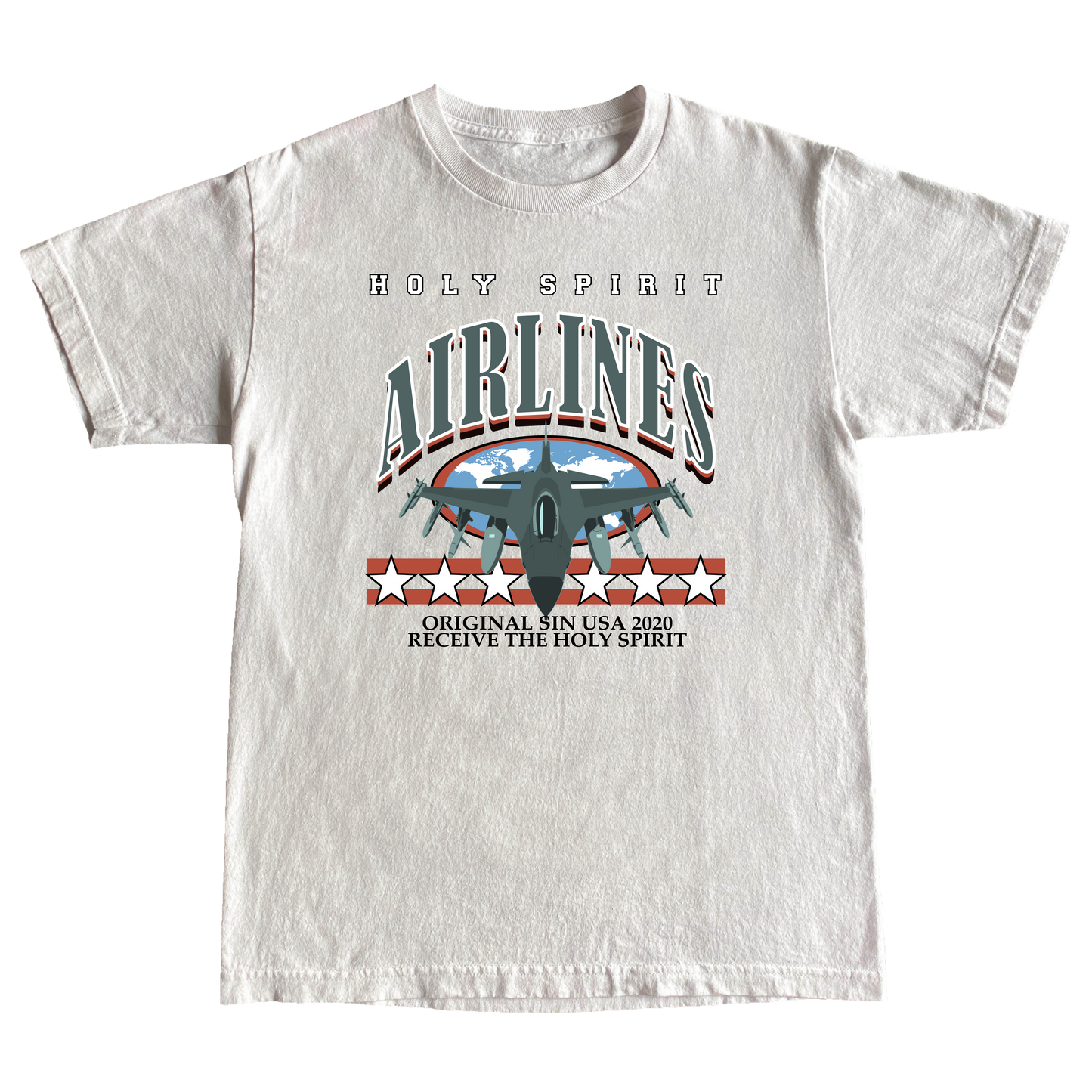 Receive the Holy Spirit Tee - White