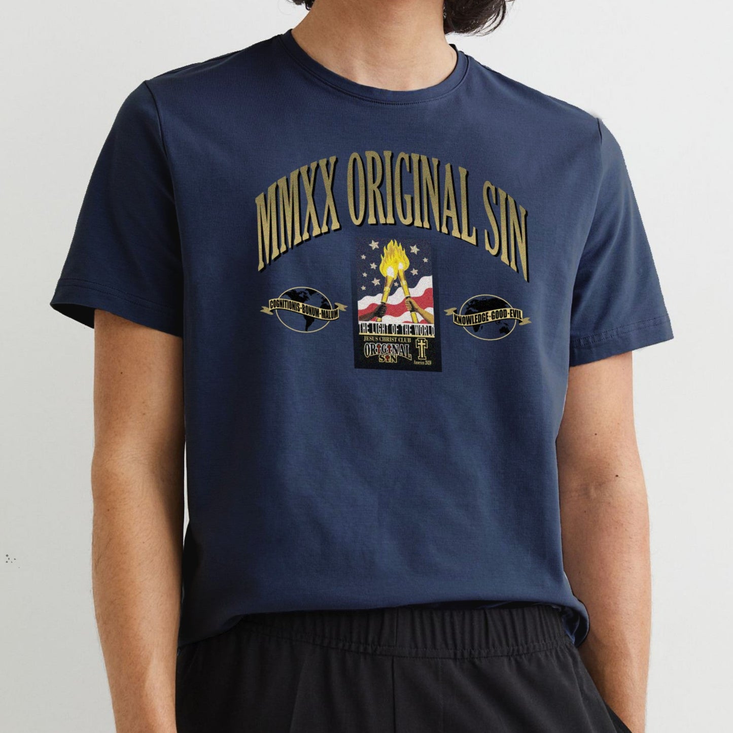 Light of the World Tee - Navy