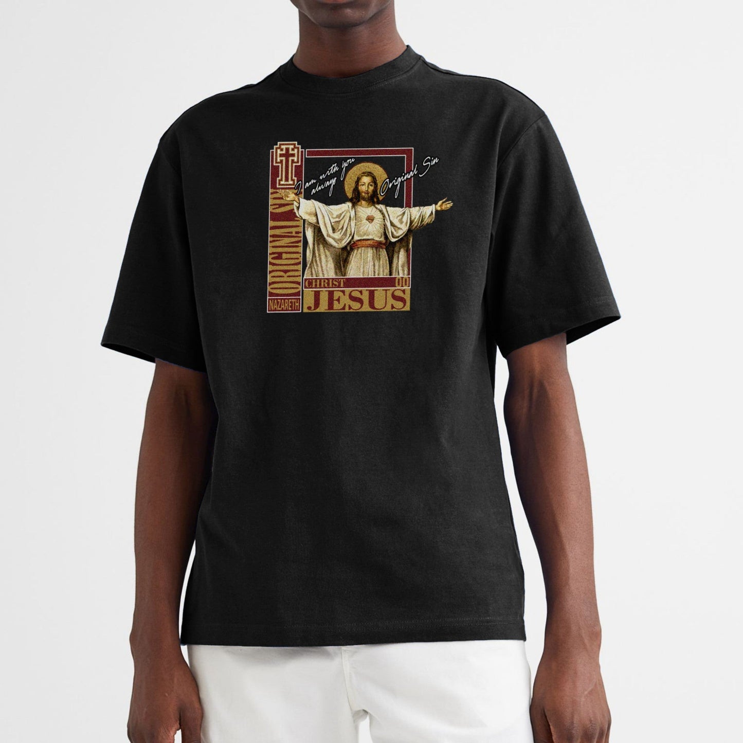 Open Arms Tee - Black