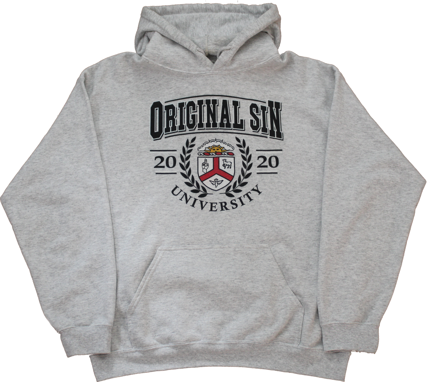 Father, Son, Spirit Hooded Sweatshirt - Oxford Grey
