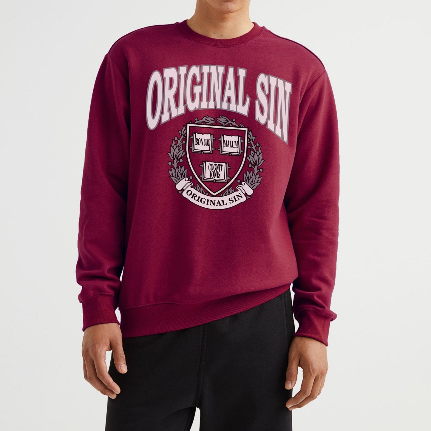 Heritage Seal Crewneck Sweatshirt - Maroon