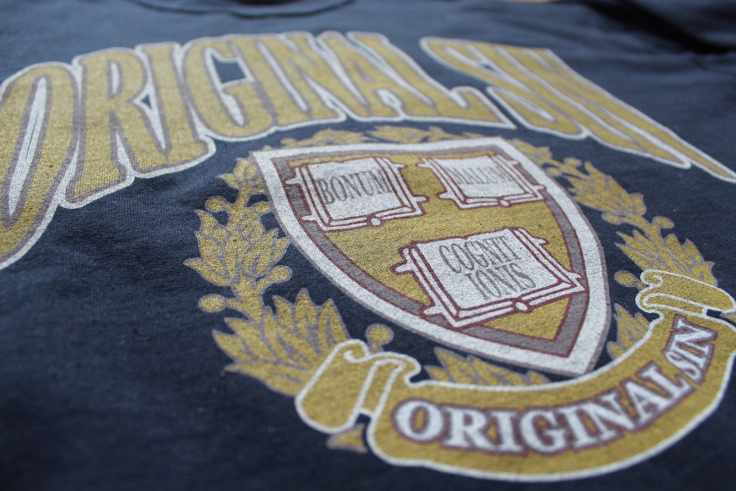 Heritage Seal Crewneck Sweatshirt - Navy Blue
