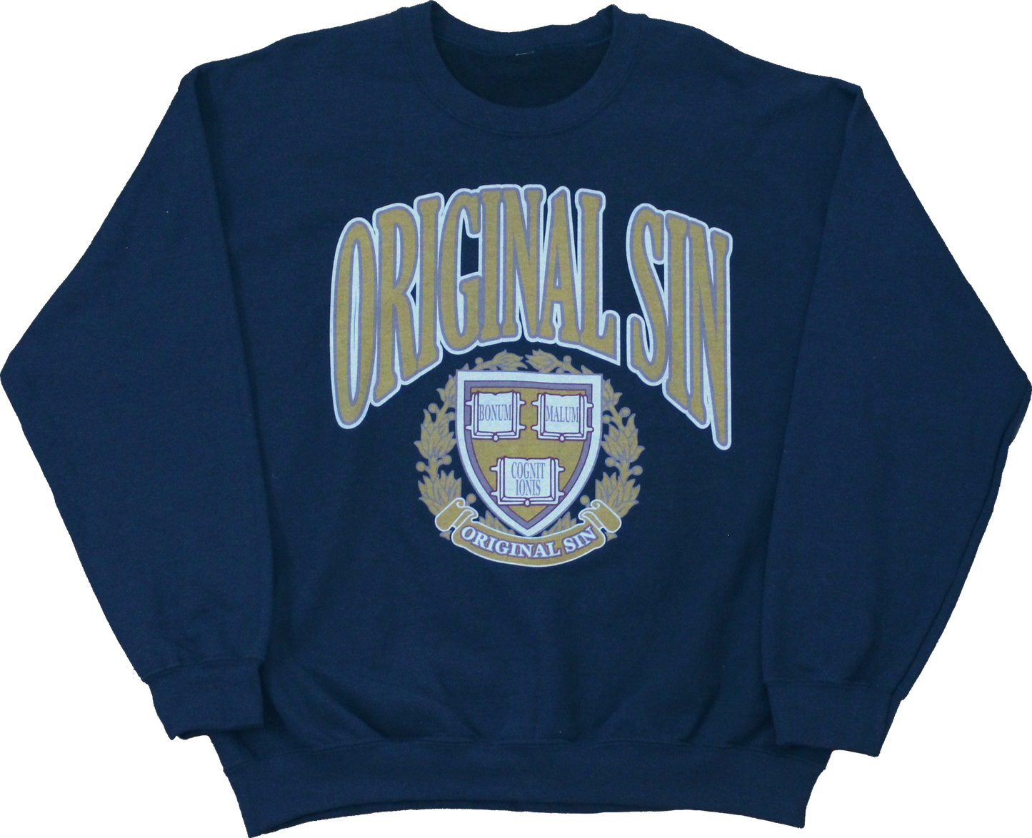 Heritage Seal Crewneck Sweatshirt - Navy Blue