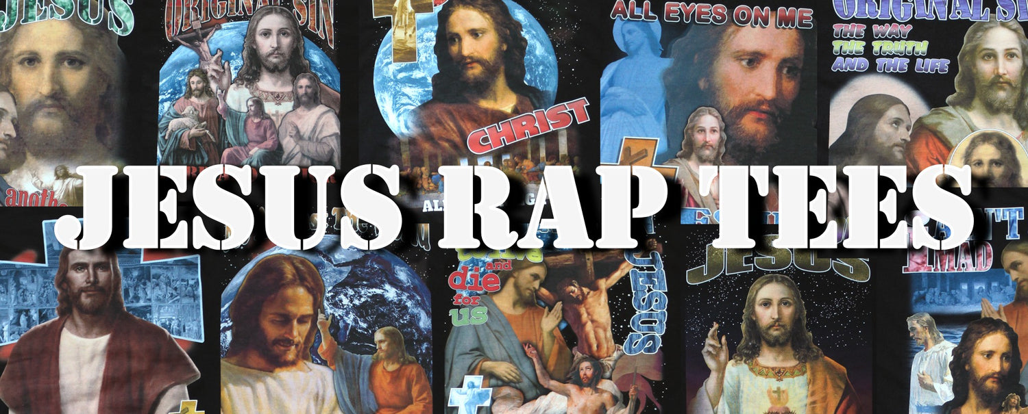 Vintage Jesus Rap Tee Capsule Website Header